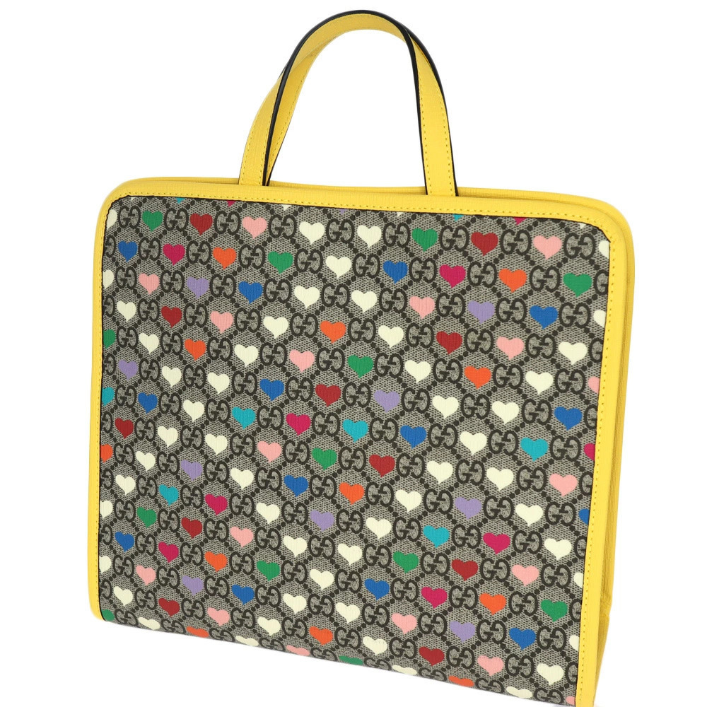 Gucci GG Supreme Hearts Tote canvas bag monogram